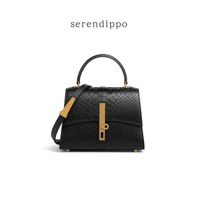 SERENDIPP白厂voila蛇纹手提包小众轻奢高级感通勤单肩斜挎包女
