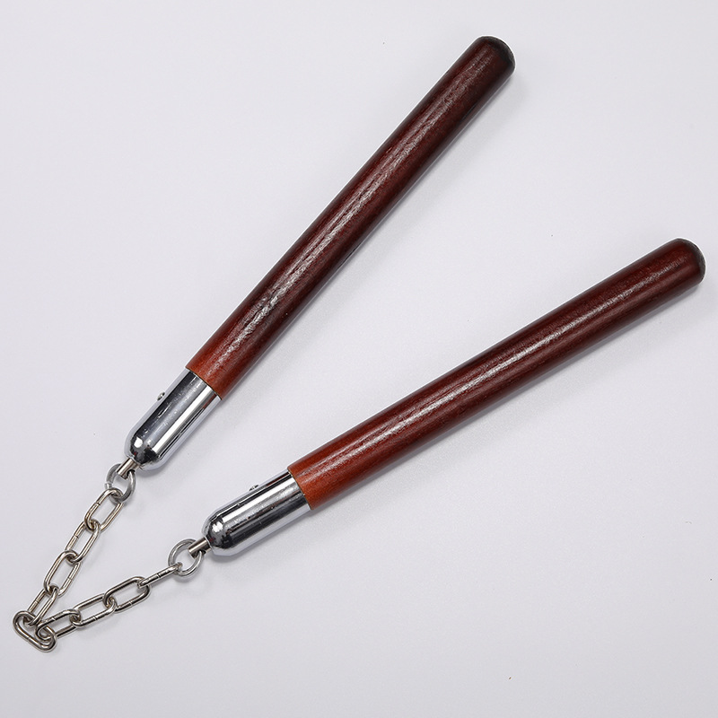 双截棍木质双节棍 武术体育训练用双节棍实木两截棍 两节棍