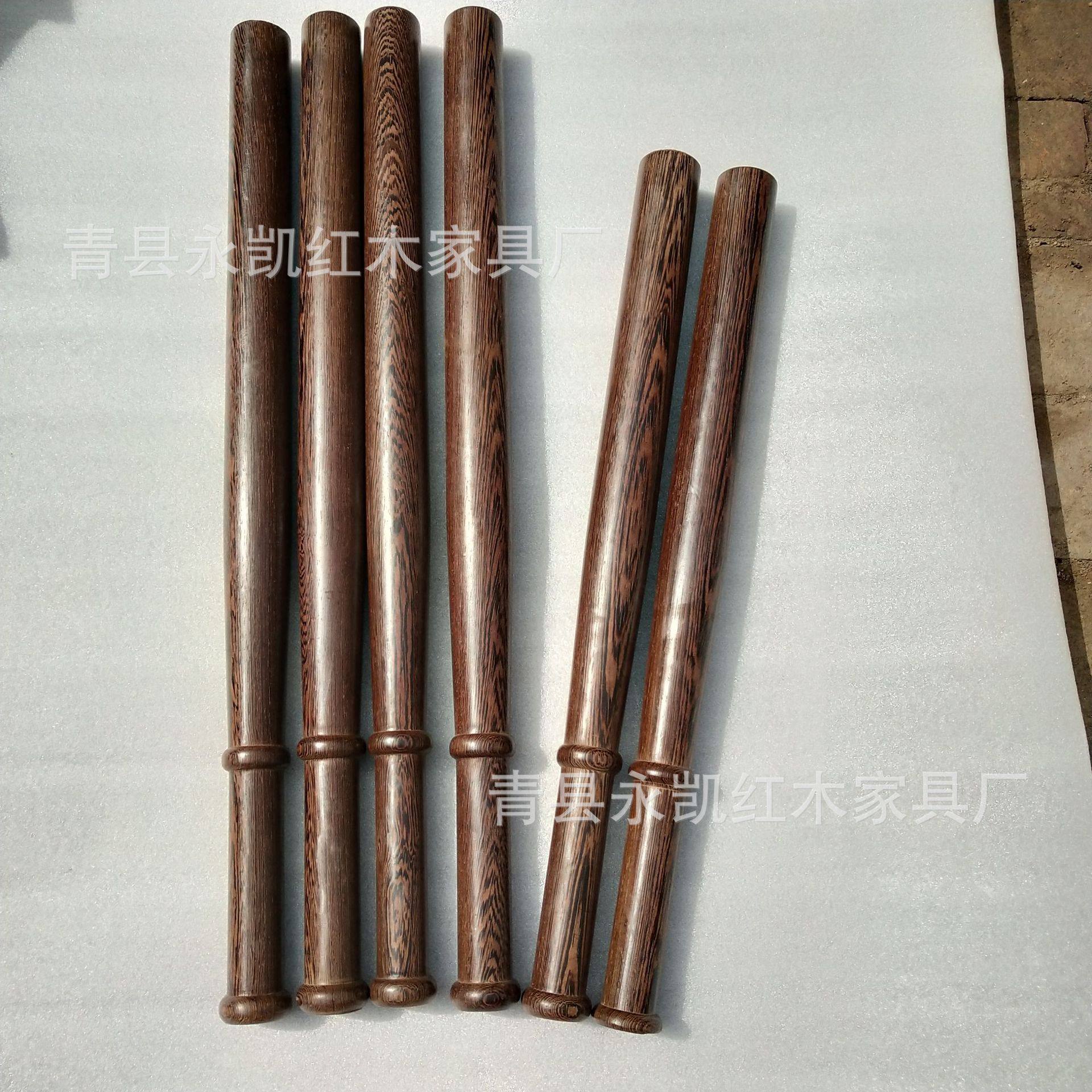 鸡翅木棒球棍狼牙棒防身利器车载实木棒球棒健身运动实心棒球杆