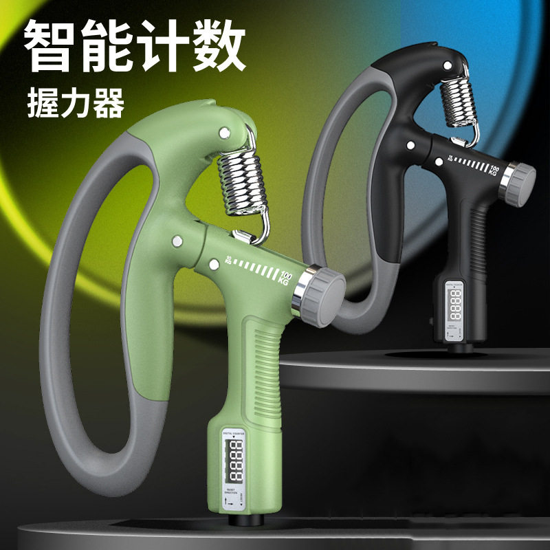 握力器男专业练手力可调节10-100kg臂力器力量训练器女指腕锻炼