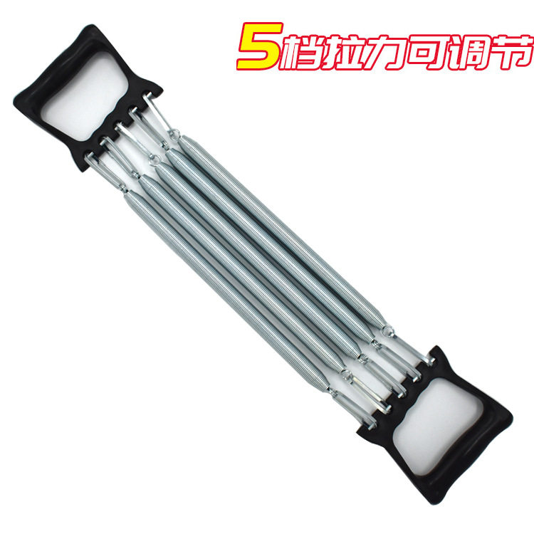 单用弹簧拉力器扩胸器男胸肌训练健身器材瘦肚子家用多功能臂力器