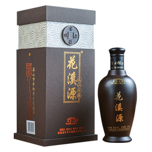 四川高庙白酒花溪源瓦山玉液500ml高档礼盒固态纯粮