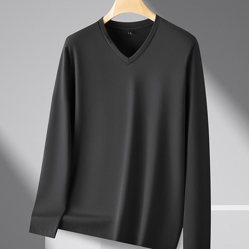 270斤可穿商务大码男装秋季V领