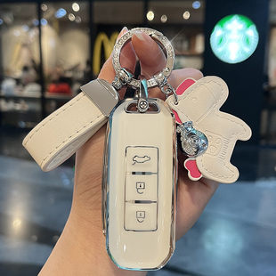适用斯威x7钥匙套SWM斯威g01 g05/x3遥控锁匙包斯威g01f遥控扣套