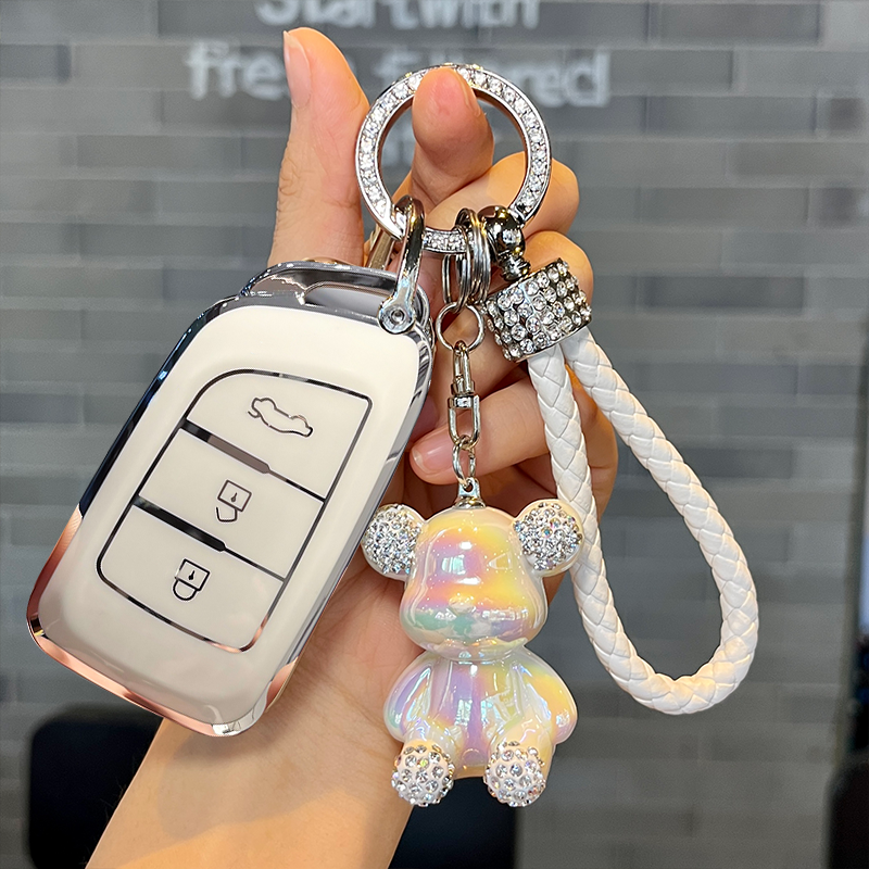 东风风神ax7钥匙套ax3/ax4高档ax5东风风度MX5时尚a30车钥匙包扣