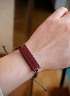 情侣手链檀木小叶紫檀