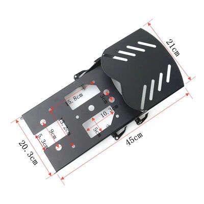 适用电动车滑动伸缩尾箱