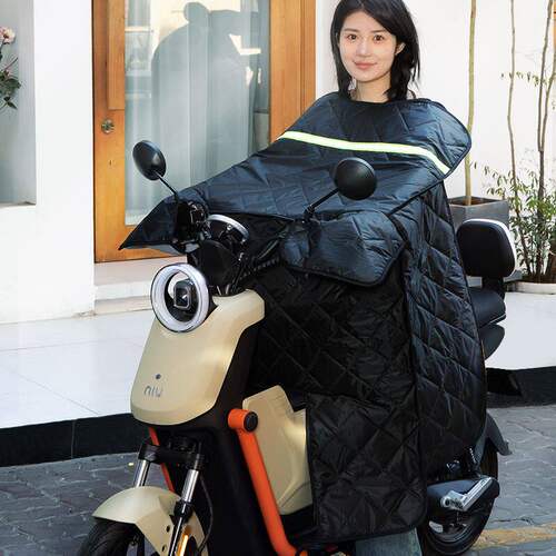 适用黑骑士电动车挡风被