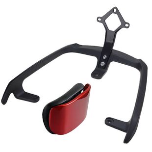 适用适用于爱玛电动车凌志F606库克F366A808铝合金后货架靠背尾翼