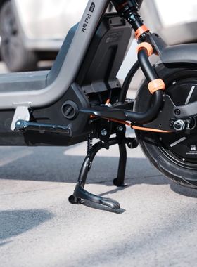 适用适配九号新款FZ1中撑FZ160专用加厚大脚撑脚架停车架后双撑改