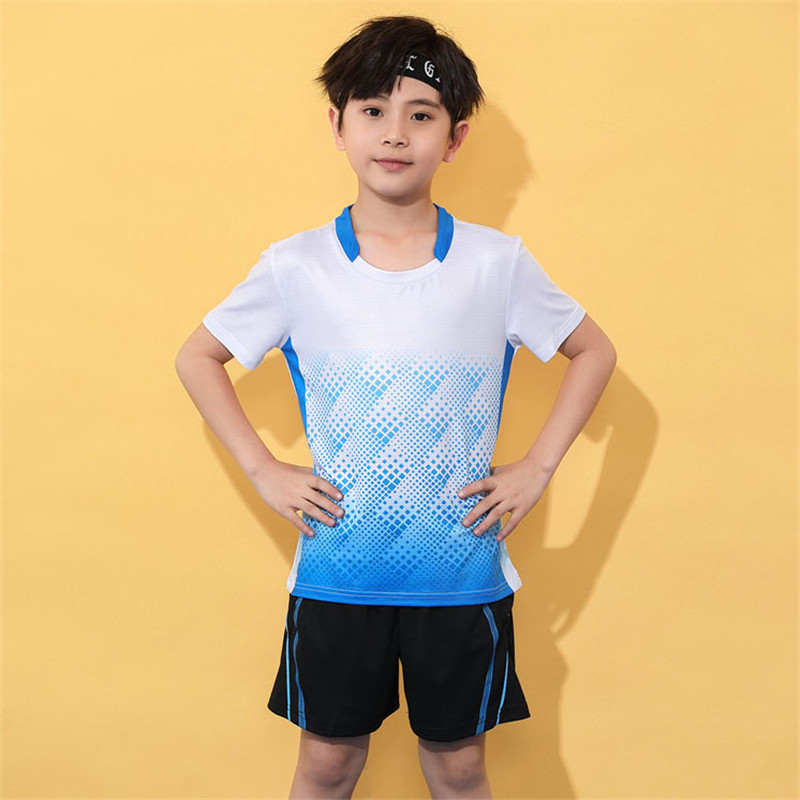 羽毛球服速干运动球服套装儿童