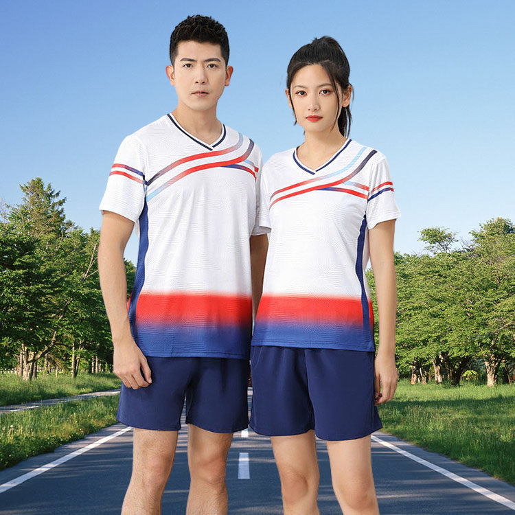 羽毛球服速干比赛男女夏短袖T恤