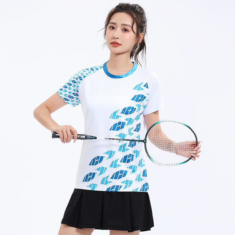 羽毛球服新款比赛男女排球短袖