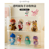 盲盒收纳展示架亚克力乐高儿童收纳盒透明玩具模型手办防尘展示盒