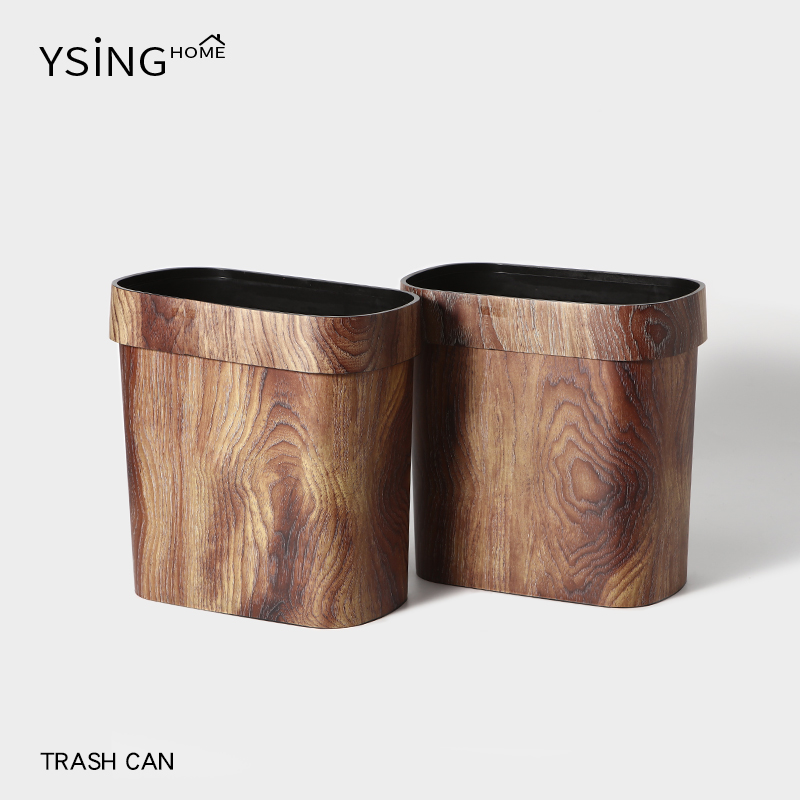 垃圾桶木纹家用新款2025窄缝