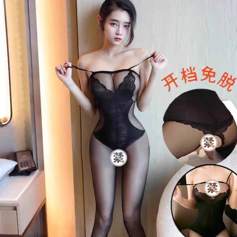 悄趣內衣情調趣味性感免脫透視睡