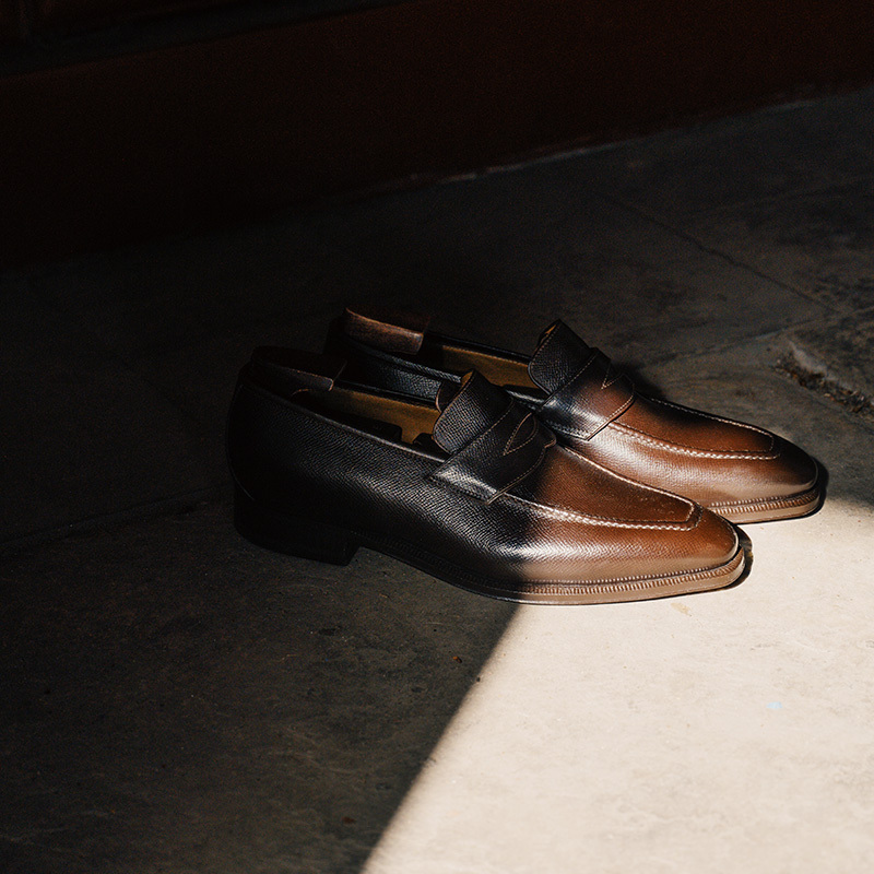 意大利enzobonafe手工休闲皮鞋