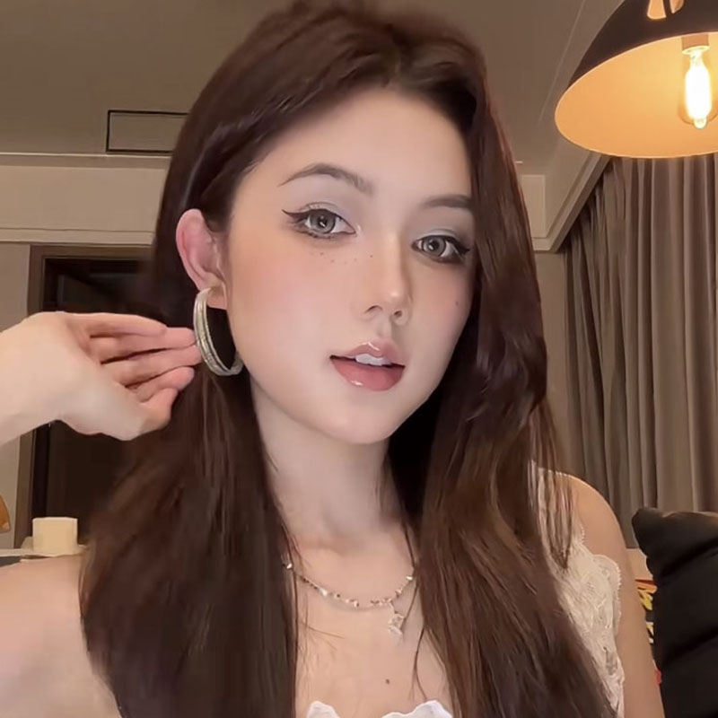 欧美夸张大圈圈耳环2025新款