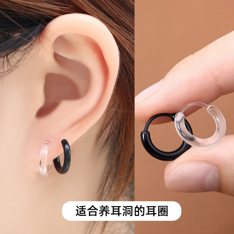 新耳洞耳环防过敏耳扣女