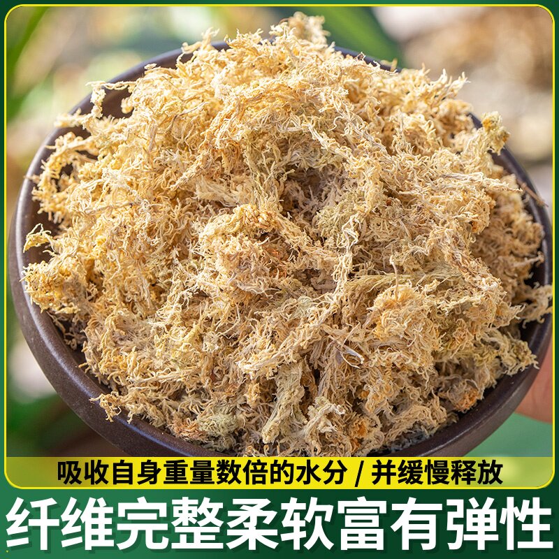 毛保湿苔藓兰花花烛保湿毛虫育苗龟背苔水水乌七星土透气栽培基苔
