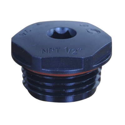 蓝江新款内六角尼龙闷盖外螺纹