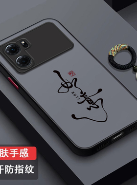 如意好运适用oppok10手机壳k9pro肤感磨砂保护套镜头全包防摔opp0k7x创意k9个性k10x男女k9s指环por外壳潮牌