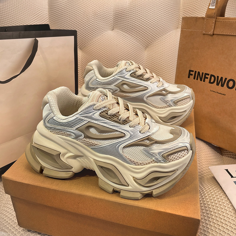 异瞳猫眼老爹鞋机甲风男女款2025新款情侣增高厚底运动休闲男鞋子,流行男鞋,时尚休闲鞋,淘宝优惠券,粉丝福利购,淘宝优惠卷