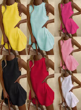 dress summer dresses women black mini short sexy linen 2022