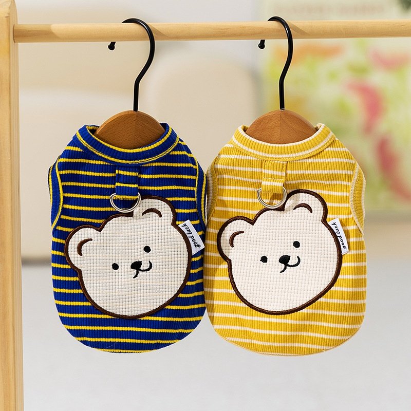 25年春夏新款卡通泰迪比熊小型犬两脚背心薄款透气猫咪宠物狗,宠物/宠物食品及用品,狗宠物服装/雨衣,淘宝优惠券,粉丝福利购,淘宝优惠卷