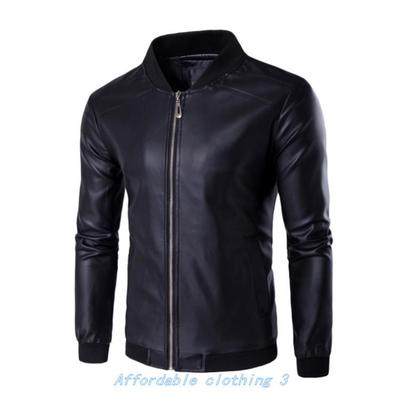 男人皮衣夹克Man leather jacket Men jackets winter coat