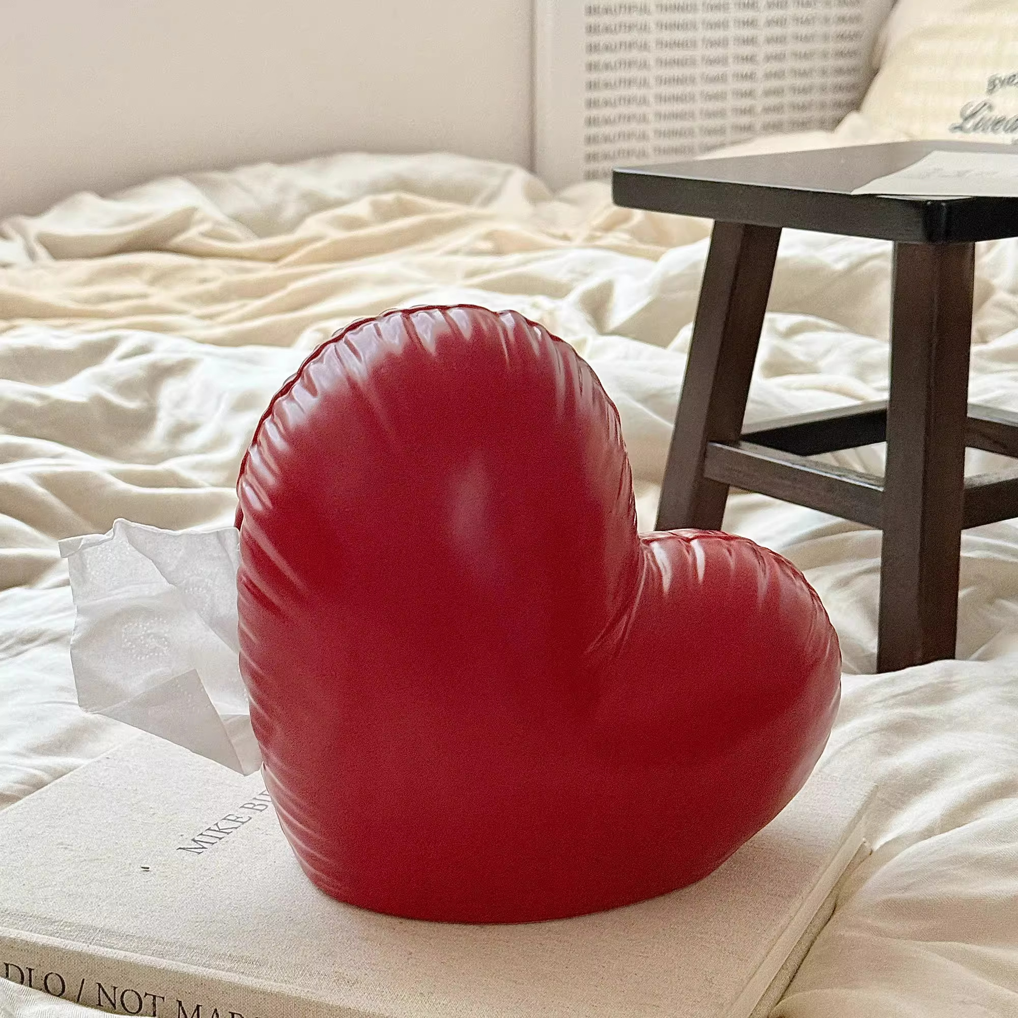 爱心纸巾盒沙发客厅高级感轻奢收纳抽纸盒创意设计感餐桌茶几摆件,家居饰品,装饰纸巾盒,淘宝优惠券,粉丝福利购,淘宝优惠卷