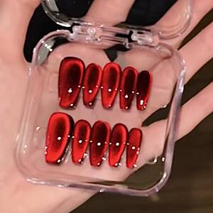 甜酷girl龙年美甲2024元旦跨年新年战甲秋冬款高级感中国风穿戴甲