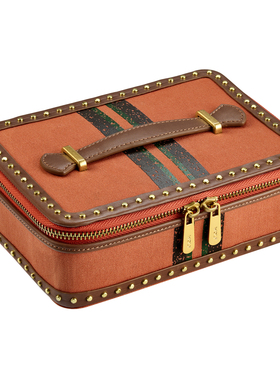 英国WOLF 190周年限量版IDA复古风格首饰盒旅行首饰盒首饰包