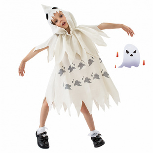 鬼節(jié)恐怖小僵尸演出服 萬圣節(jié)恐怖幽靈派對(duì) 小惡魔吸血鬼舞臺(tái)表演