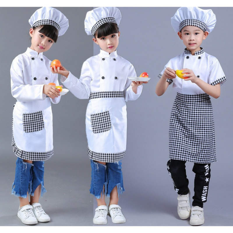 亲子装小厨师服装儿童演出服角色