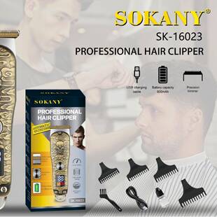 外贸SOKANY16023理发剪充电电推剪理发器专业电推子HAIR CLIPPER