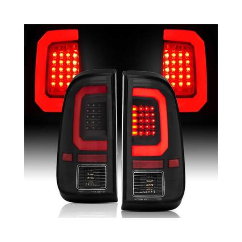 适用于2008-2016年一对黑色LED尾灯福特FORDf-250总成