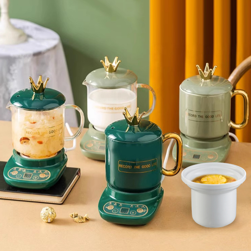 全玻璃煲汤锅陶瓷电炖锅电炖盅隔水燕窝炖罐BB粥煲汤杯电热养生壶