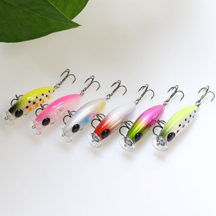 2.2克日系迷你小米诺微物路亚假饵 溪流马口军鱼虹鳟浮水浅滩米诺