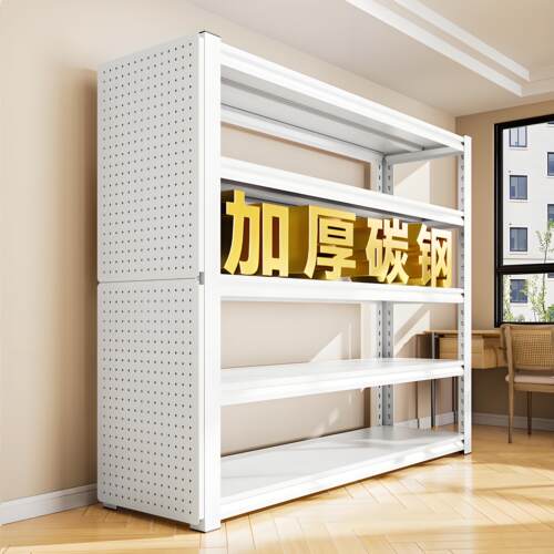 家用置物架多层收纳架客厅书架杂物间整理架快递储物架子落地货架