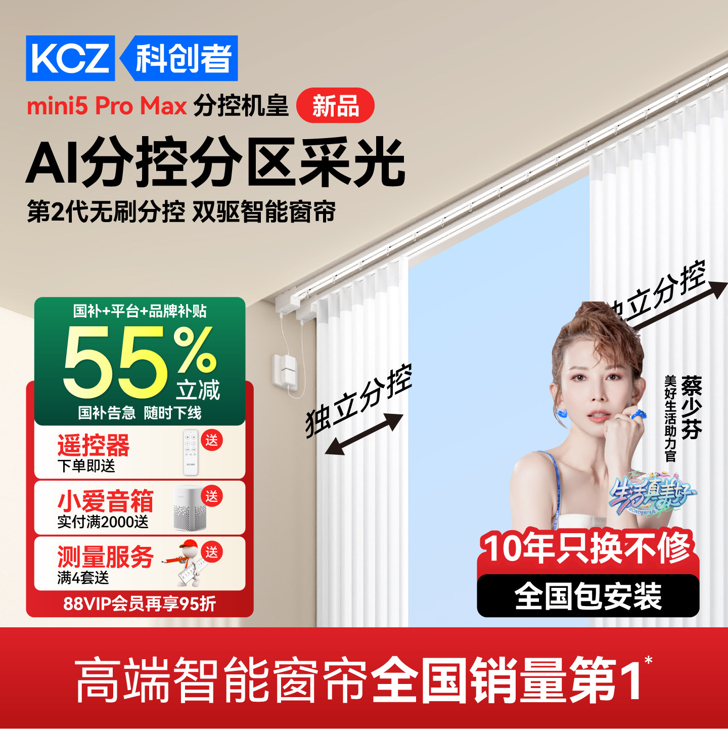 科创者mini5Promax左右独立分控图片