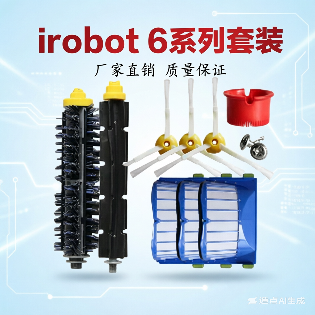 适配irobot Roomba扫地机器人600/620 /560/655边刷滤网滚刷配件