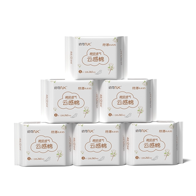 纳可卫生巾日用245mm6包48片