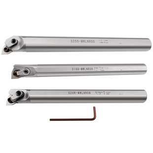 弹簧钢数控桃形内孔车刀杆S25S-MWLNR08桃型镗孔压板款车床机夹刀