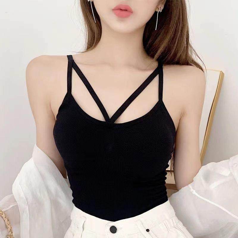 网红爆款美背内衣女吊带背心内搭裹胸抹胸带胸垫性感打底上衣外穿,女装/女士精品,抹胸,淘宝优惠券,粉丝福利购,淘宝优惠卷