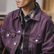 阿苏特染复古牛仔外套男2025新款 男潮牌高端美式 高街宽松休闲夹克