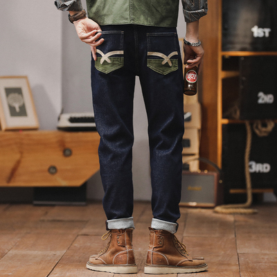 弹力牛仔裤男款休闲长裤