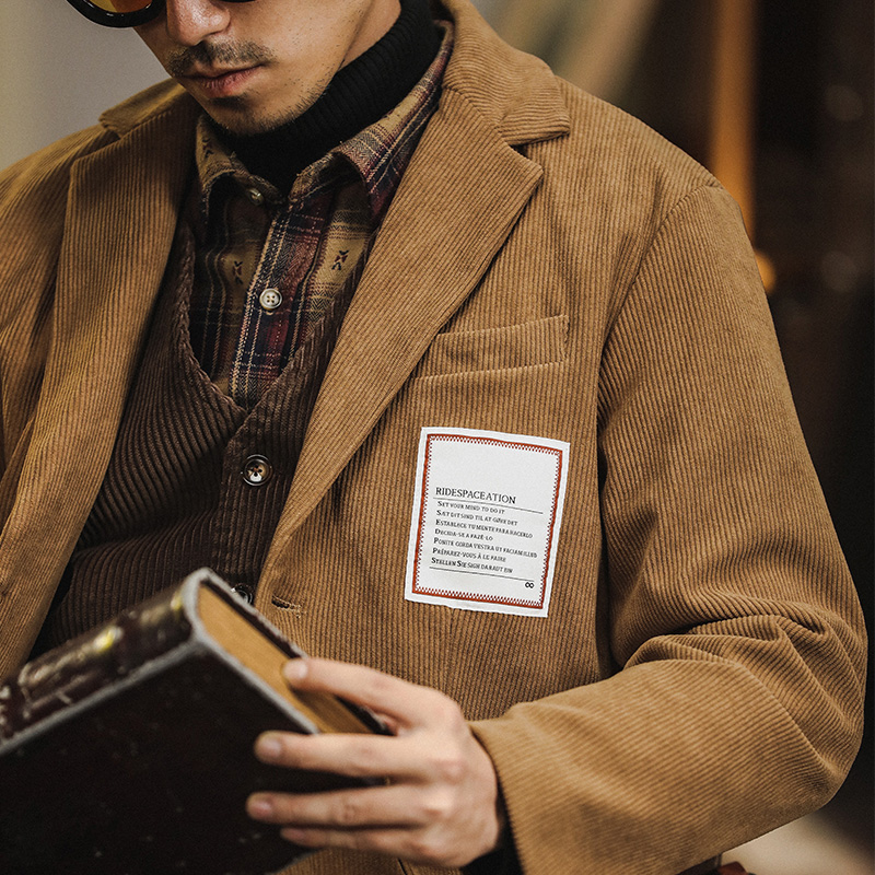 英伦雅痞男装西装外套单西