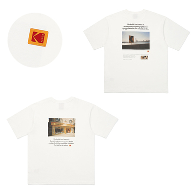 Kodak柯达25新款高品质纯棉T恤圆领短袖百搭上衣