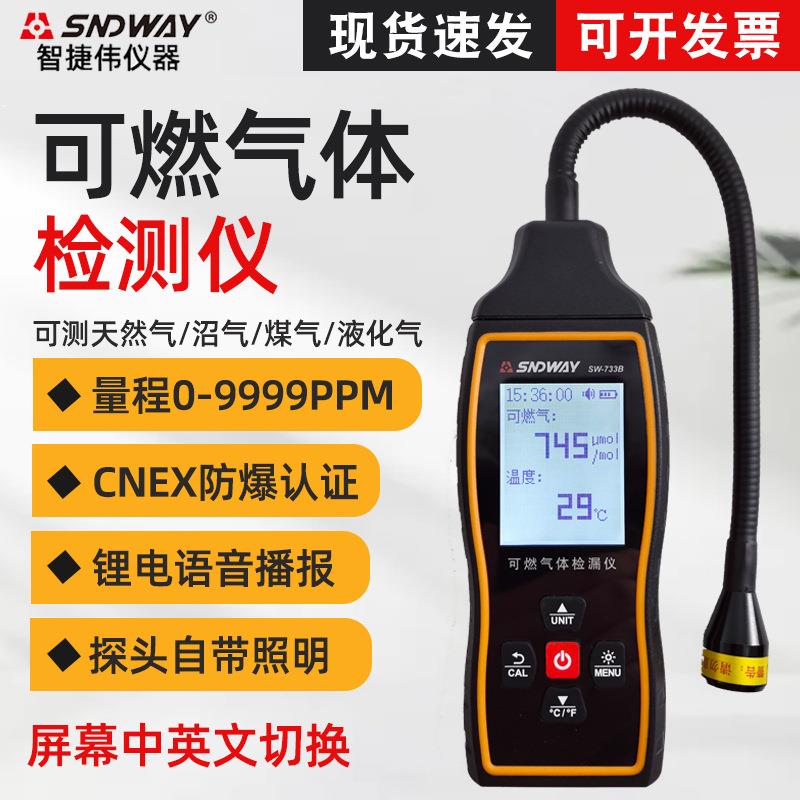 深达威可燃气体检测仪SW733B防爆天然气煤气甲烷气体报警器SW733A